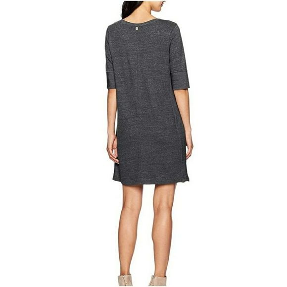 Prana Matilda Dress in Solid Black Size Large - Picture 2 of 13